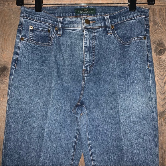 Women’s 8 RALPH LAUREN CLASSIC STRAIGHT Blue Denim Jeans Excellent Vintage - Picture 2 of 14
